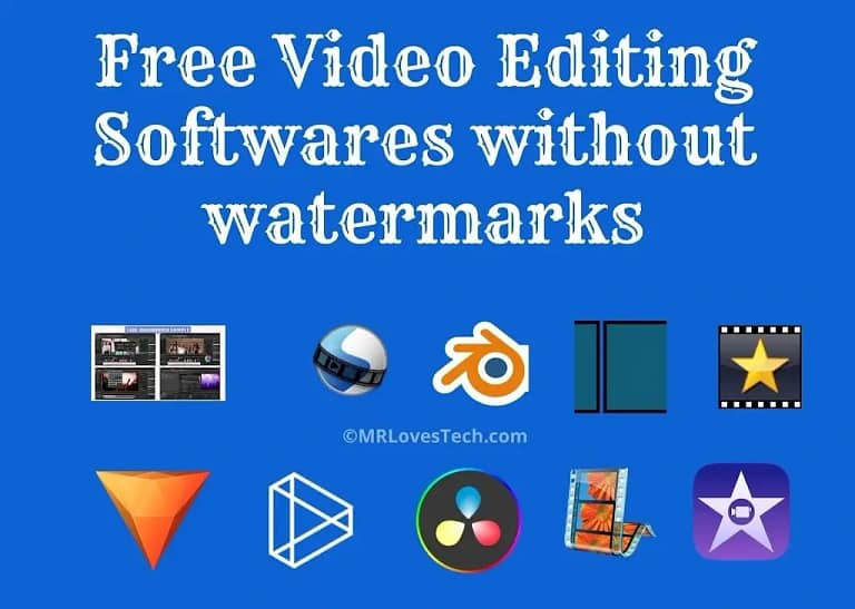 Best 100% Free Video Editing Softwares without watermarks